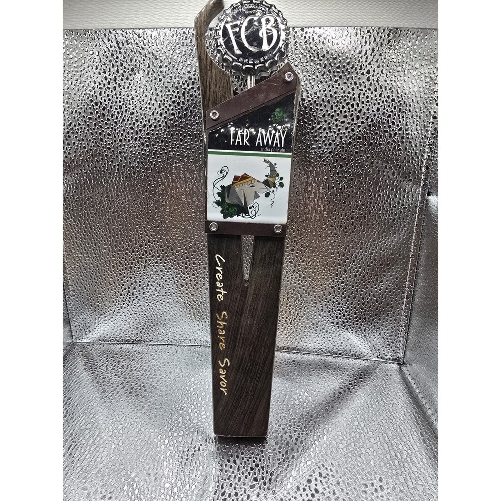BEER Keg Tap Handle ~ FORT COLLINS Brewing Co ~ Create, Share, Savor ~ COLORADO - Picture 2 of 4